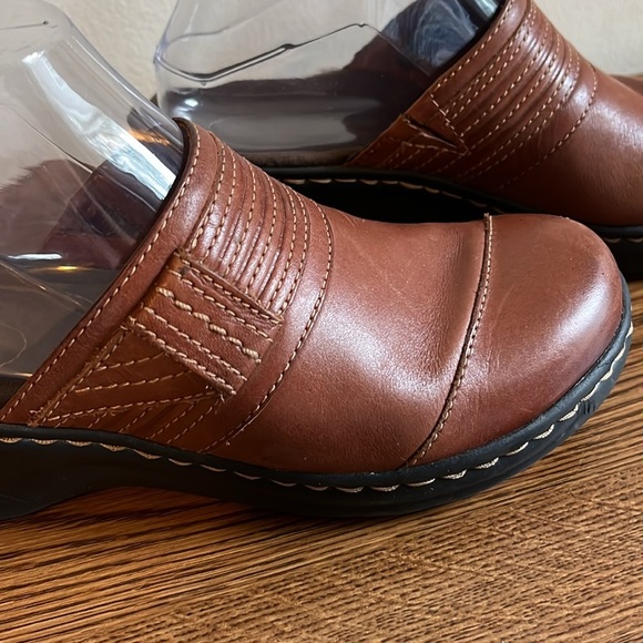 Bendables by Clarks Brown Fall Slip On Women’s Clogs, Size 7N - Picture 3 of 10